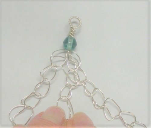 Judy Larson's Wire Crocheted Necklace - , Contemporary Wire Jewelry, Crocheting, wire crocheted necklace